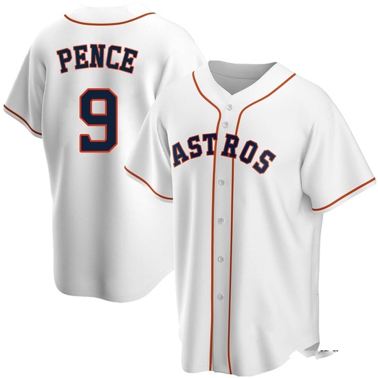 Men's Hunter Pence Houston Astros Replica White Home Jersey
