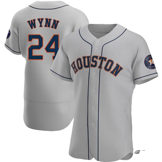 Men's Jimmy Wynn Houston Astros Authentic Gray Road Jersey