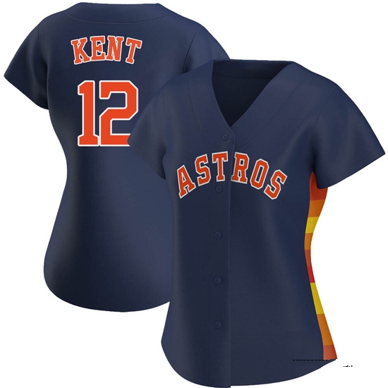 Women's Jeff Kent Houston Astros Replica Navy Alternate Jersey