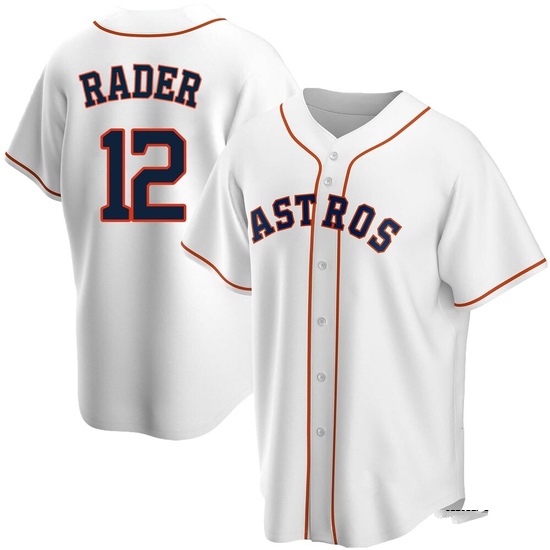 Youth Doug Rader Houston Astros Replica White Home Jersey