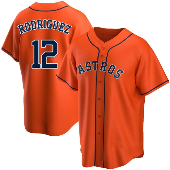 Youth Ivan Rodriguez Houston Astros Replica Orange Alternate Jersey