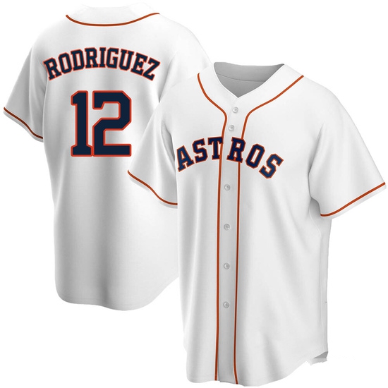 Youth Ivan Rodriguez Houston Astros Replica White Home Jersey