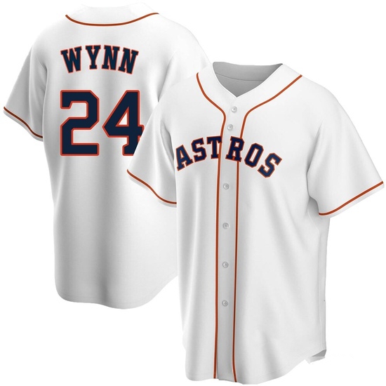 Youth Jimmy Wynn Houston Astros Replica White Home Jersey