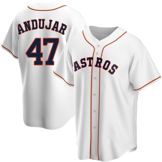 Youth Joaquin Andujar Houston Astros Replica White Home Jersey