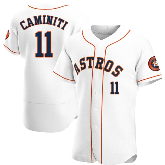 Men's Ken Caminiti Houston Astros Authentic White Home Jersey