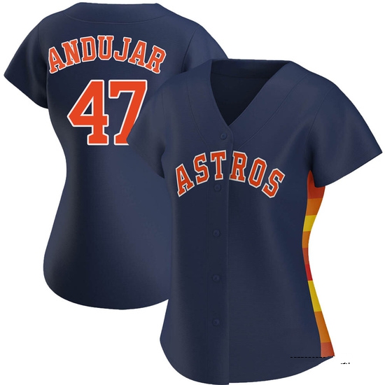 Women's Joaquin Andujar Houston Astros Replica Navy Alternate Jersey