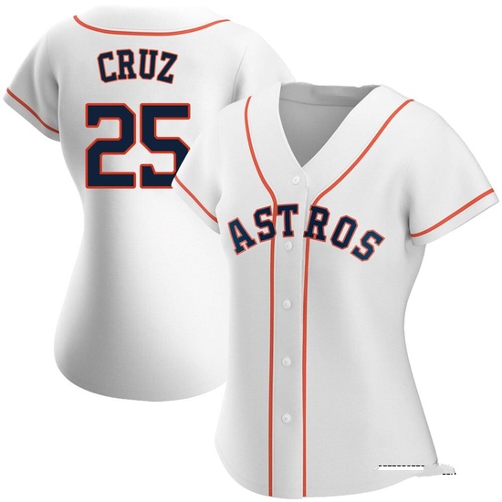 Women's Jose Cruz Jr. Houston Astros Replica White Home Jersey