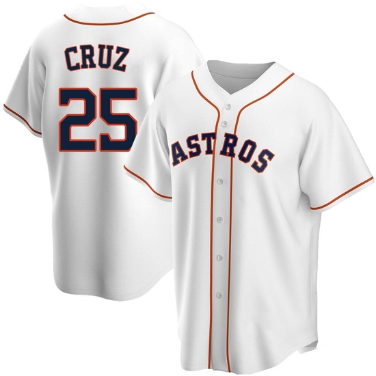 Youth Jose Cruz Jr. Houston Astros Replica White Home Jersey