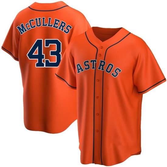Youth Lance McCullers Jr. Houston Astros Replica Orange Alternate Jersey