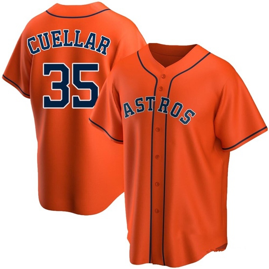 Men's Mike Cuellar Houston Astros Replica Orange Alternate Jersey