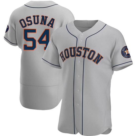 Men's Roberto Osuna Houston Astros Authentic Gray Road Jersey