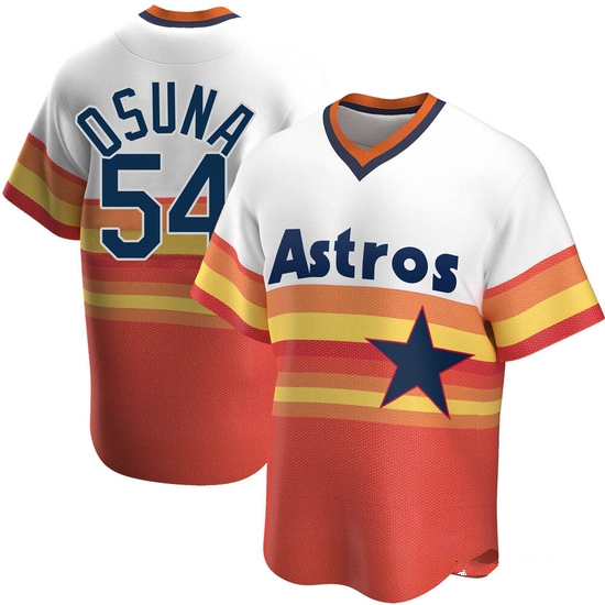 Youth Roberto Osuna Houston Astros Replica White Home Cooperstown Collection Jersey
