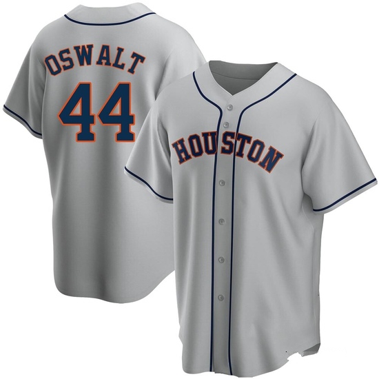 Youth Roy Oswalt Houston Astros Replica Gray Road Jersey