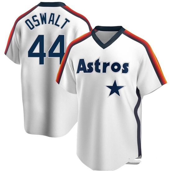 Youth Roy Oswalt Houston Astros Replica White Home Cooperstown Collection Team Jersey