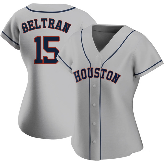 Women's Carlos Beltran Houston Astros Replica Gray Road 2020 Jersey