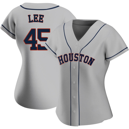 Women's Carlos Lee Houston Astros Authentic Gray Road 2020 Jersey