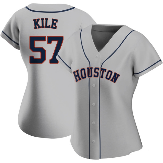 Women's Darryl Kile Houston Astros Authentic Gray Road 2020 Jersey