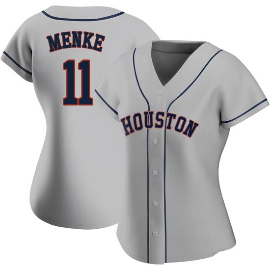 Women's Denis Menke Houston Astros Replica Gray Road 2020 Jersey