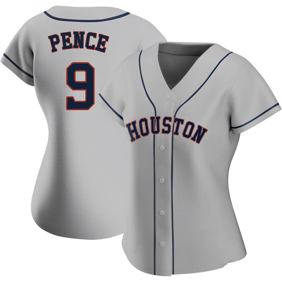 Women's Hunter Pence Houston Astros Authentic Gray Road 2020 Jersey