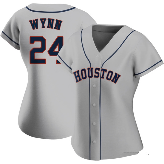 Women's Jimmy Wynn Houston Astros Replica Gray Road 2020 Jersey