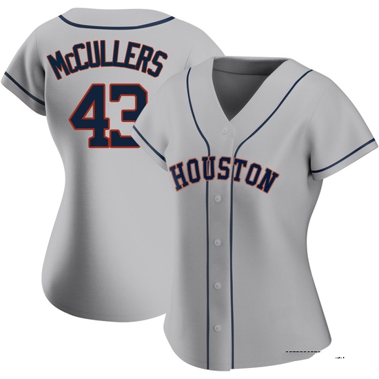 Women's Lance McCullers Jr. Houston Astros Authentic Gray Road 2020 Jersey