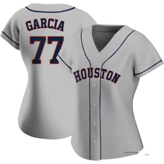 Women's Luis Garcia Houston Astros Authentic Gray Road 2020 Jersey