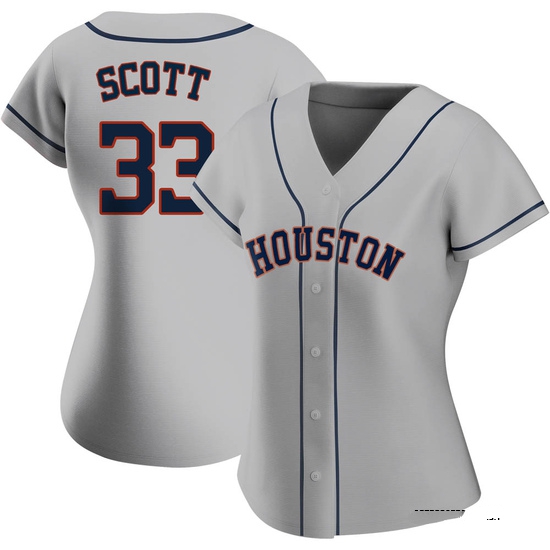 Women's Mike Scott Houston Astros Replica Gray Road 2020 Jersey