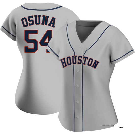 Women's Roberto Osuna Houston Astros Authentic Gray Road 2020 Jersey