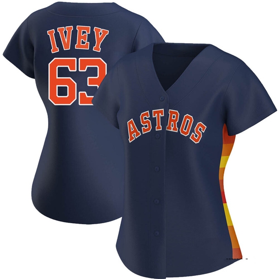 Women's Tyler Ivey Houston Astros Replica Navy Alternate Jersey
