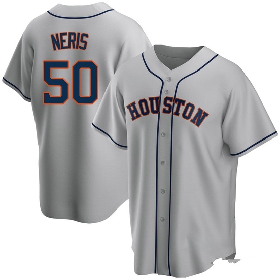 Men's Hector Neris Houston Astros Replica Gray Road Jersey