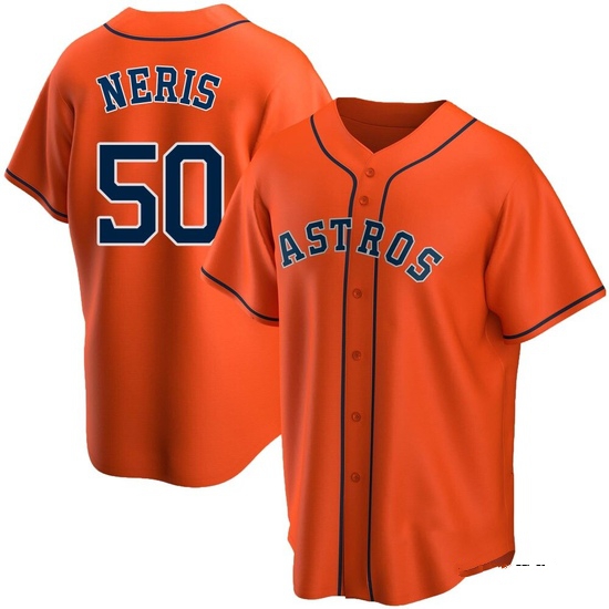 Men's Hector Neris Houston Astros Replica Orange Alternate Jersey
