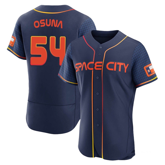 Men's Roberto Osuna Houston Astros Authentic Navy 2022 City Connect Jersey