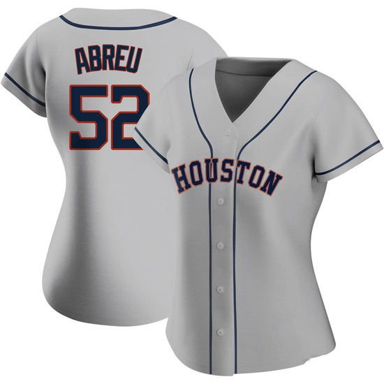 Women's Bryan Abreu Houston Astros Replica Gray Road 2020 Jersey