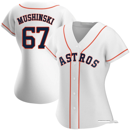 Women's Parker Mushinski Houston Astros Authentic White Home Jersey