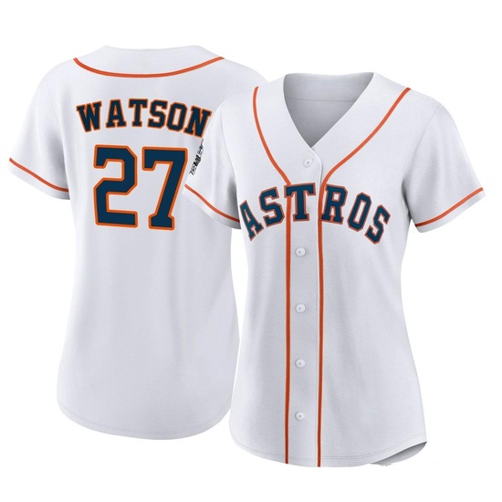 Women's Bob Watson Houston Astros Authentic White 2022 World Series Home Jersey