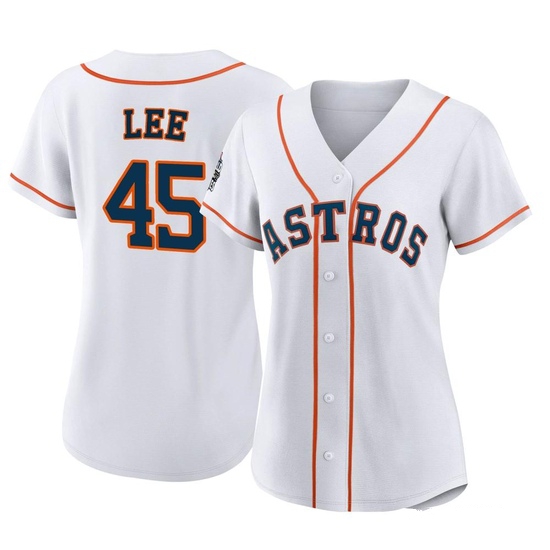 Women's Carlos Lee Houston Astros Authentic White 2022 World Series Home Jersey