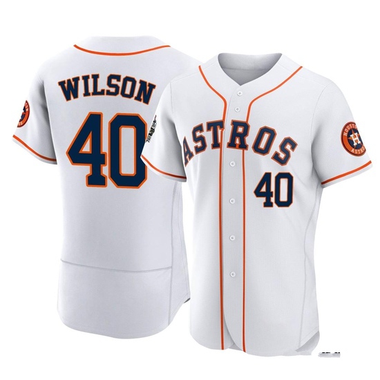 Men's Don Wilson Houston Astros Authentic White 2022 World Series Home Jersey