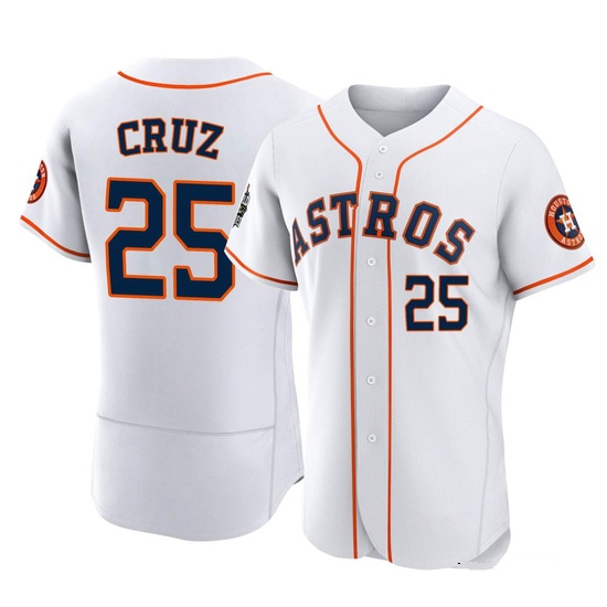 Men's Jose Cruz Jr. Houston Astros Authentic White 2022 World Series Home Jersey