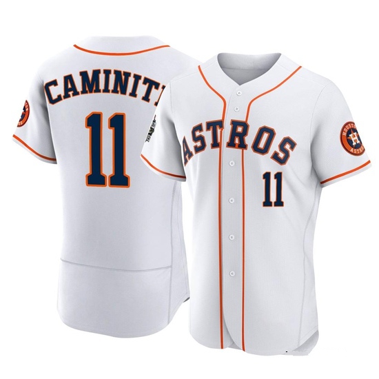 Men's Ken Caminiti Houston Astros Authentic White 2022 World Series Home Jersey