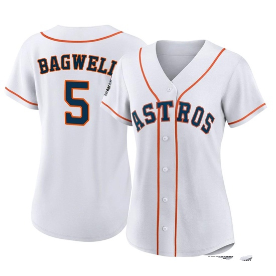 Women's Jeff Bagwell Houston Astros Replica White 2022 World Series Home Jersey