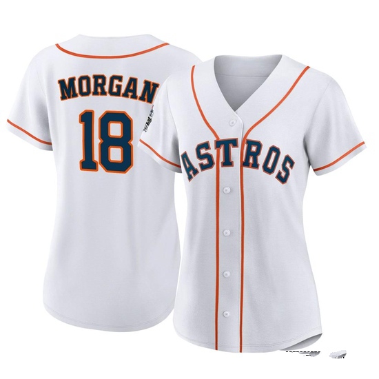 Women's Joe Morgan Houston Astros Replica White 2022 World Series Home Jersey