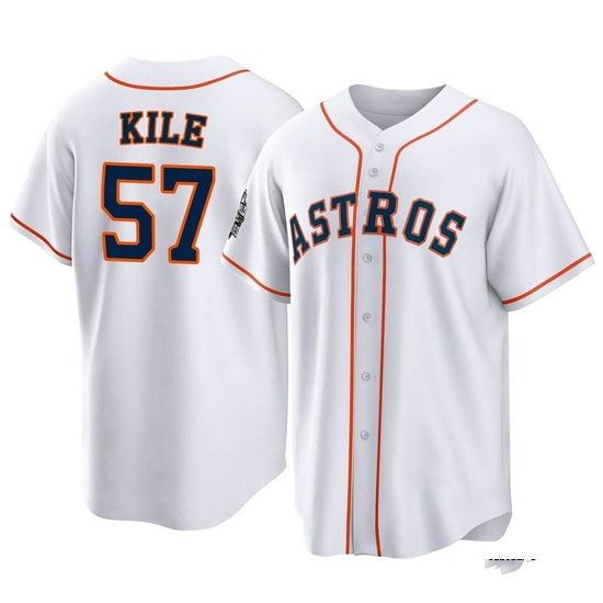 Youth Darryl Kile Houston Astros Replica White 2022 World Series Home Jersey