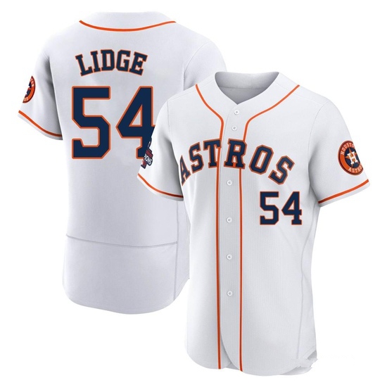 Men's Brad Lidge Houston Astros Authentic White 2022 World Series Champions Home Jersey