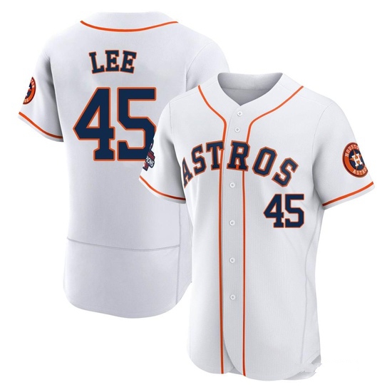 Men's Carlos Lee Houston Astros Authentic White 2022 World Series Champions Home Jersey