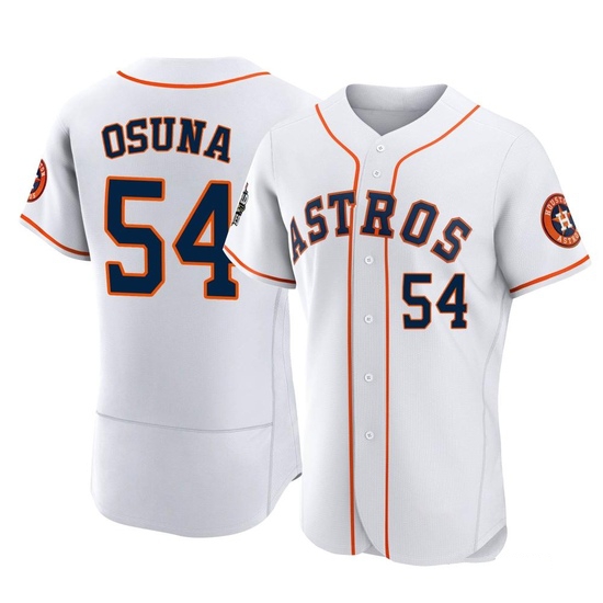 Men's Roberto Osuna Houston Astros Authentic White 2022 World Series Home Jersey