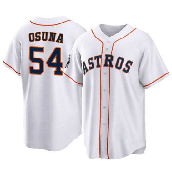 Men's Roberto Osuna Houston Astros Replica White 2022 World Series Home Jersey