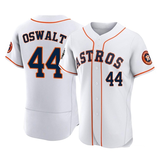 Men's Roy Oswalt Houston Astros Authentic White 2022 World Series Home Jersey