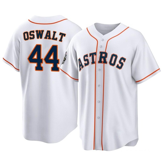 Men's Roy Oswalt Houston Astros Replica White 2022 World Series Home Jersey