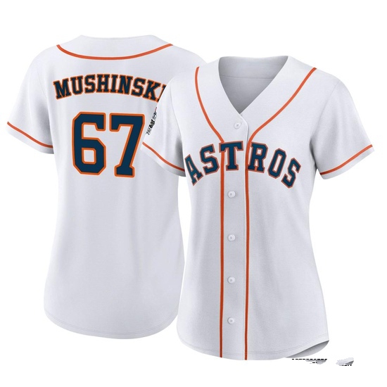 Women's Parker Mushinski Houston Astros Authentic White 2022 World Series Home Jersey