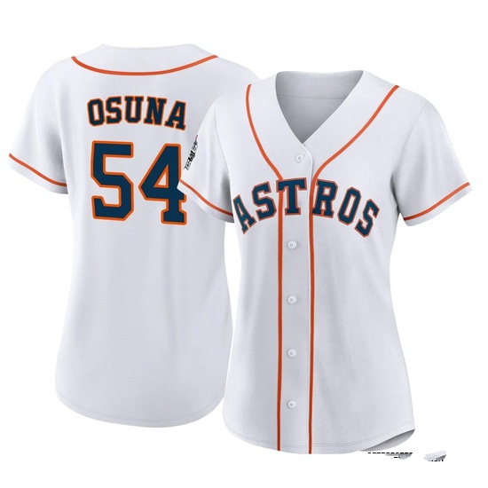 Women's Roberto Osuna Houston Astros Authentic White 2022 World Series Home Jersey